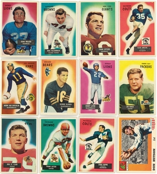1953-1956 Topps and Bowman Football Collection (450+) Including 1955 Bowman Complete Set (160) 